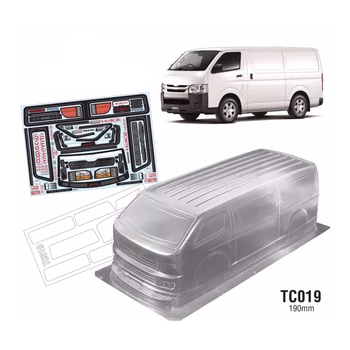 Tím C TC019 Toyot Hiace 190 mm Transparentné Telo Shell 1,2 mm Hrúbky Farebná Nálepka Obtlačky