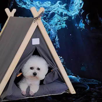 Luxusné Pop-Up Pet Stan Hniezdo s Malom Drevenom Dome Dizajn