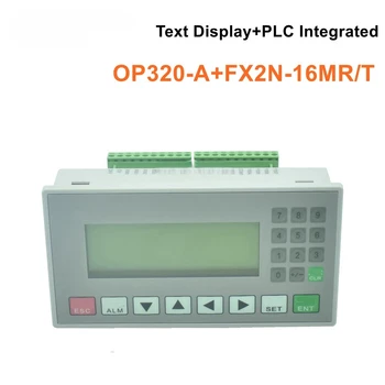 Pôvodné Pantalla de texto OP320-A, PLC todo en con controlador programable, FX2N-16MT integrada, FX2N-16MR