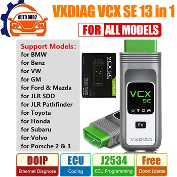 VXDIAG VCX SE 13 V 1 Automobilový Diagnostický Nástroj Pre JLR DOIP OBD2 Kód Skener Pre Mercedes Benz ECU Kódovanie Nástroj Pre Porsche 3