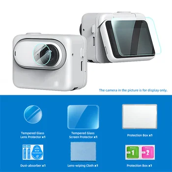 Anti-scratch Fotoaparát Tvrdeného Skla Film pre Insta360 ÍSŤ 3 Objektív Screen Protector pre Insta360 ÍSŤ 3 Akciu, Fotoaparát, Príslušenstvo